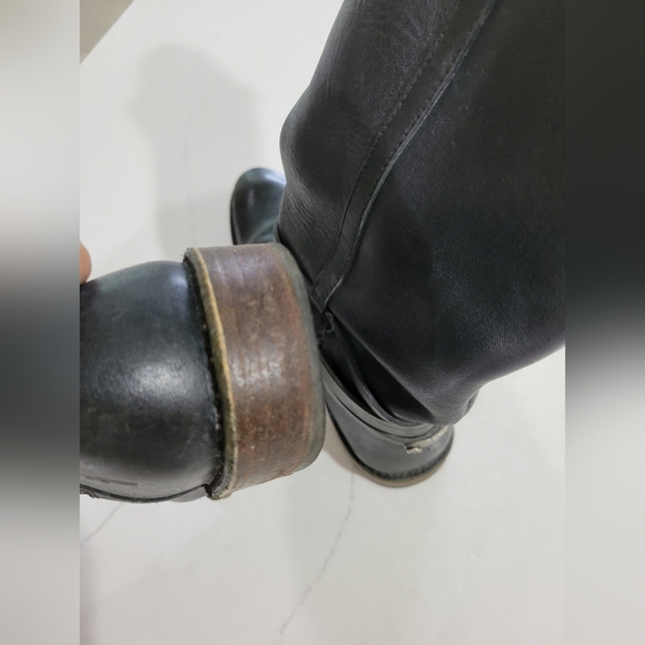 Frye Shirley riding plate boot, Black - Picture 11 of 15